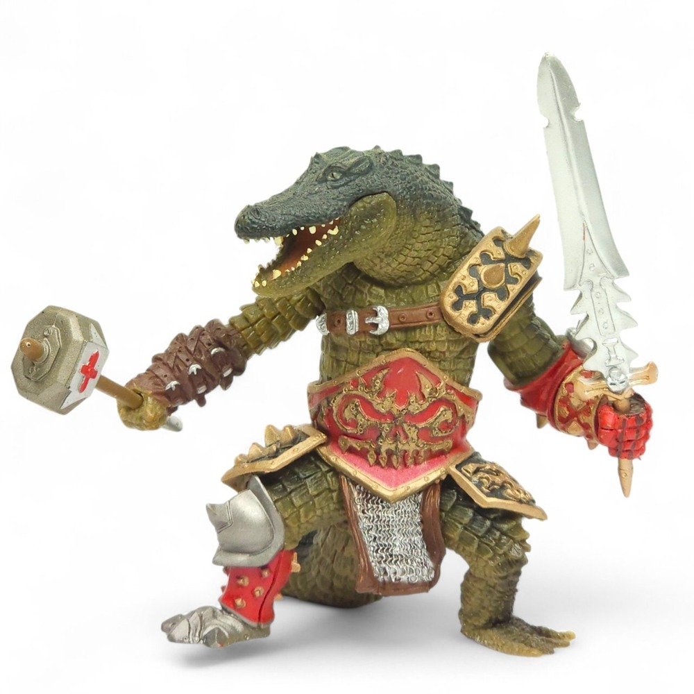 Papo 2008 Crocodile Mutant Warrior Figure